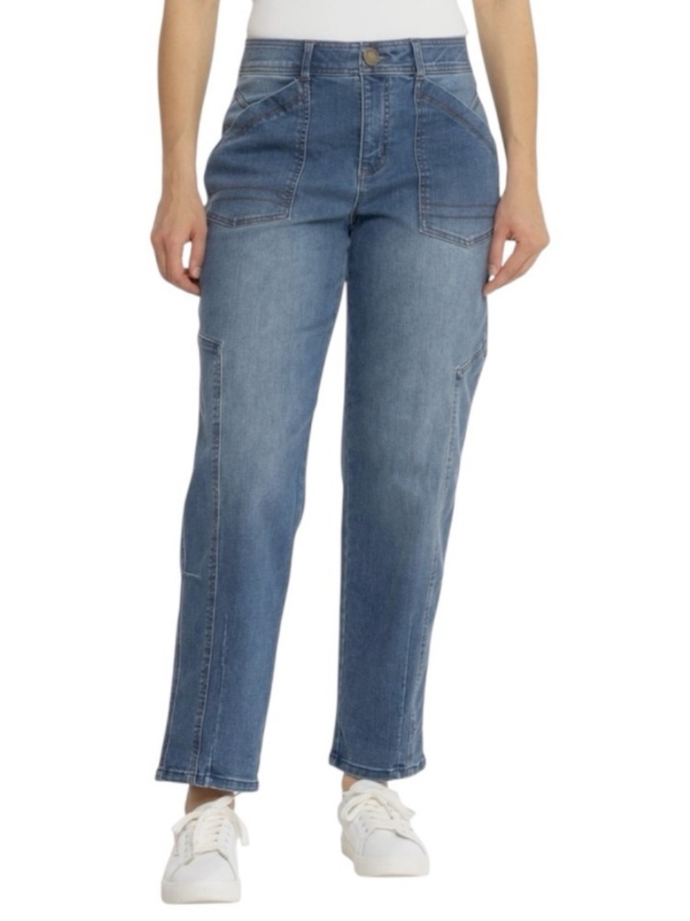 Democracy High Rise Tapered Straight Leg Jean - Picture 2 of 15
